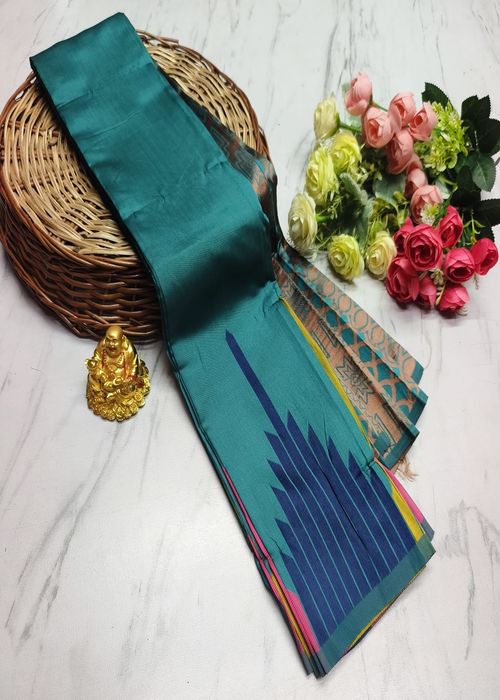 green saree