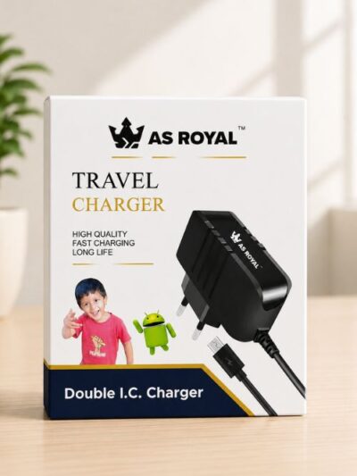AS Royal Double I.C. Travel Charger